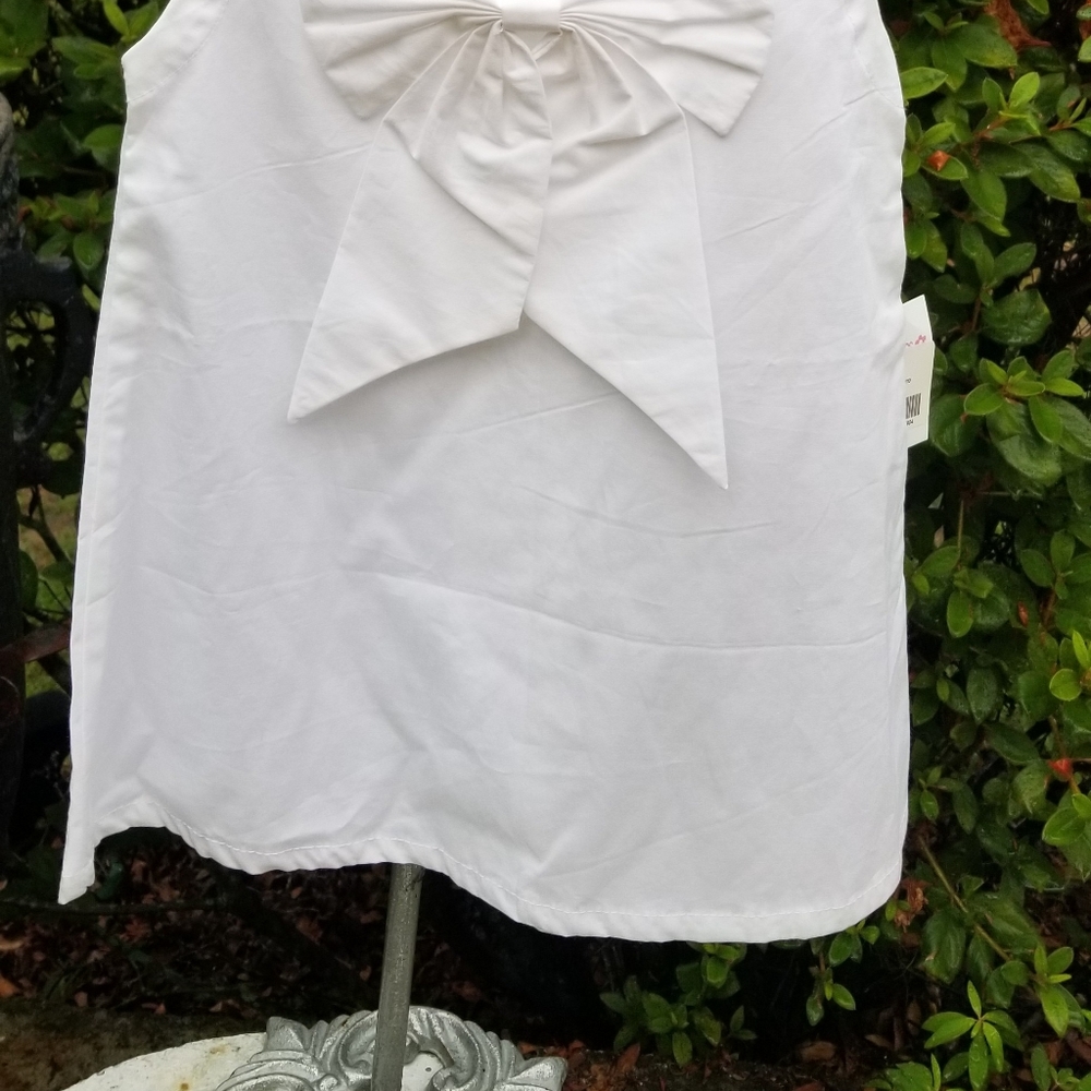 White bow dress by Frumpy Rumps - Picture 3 of 3